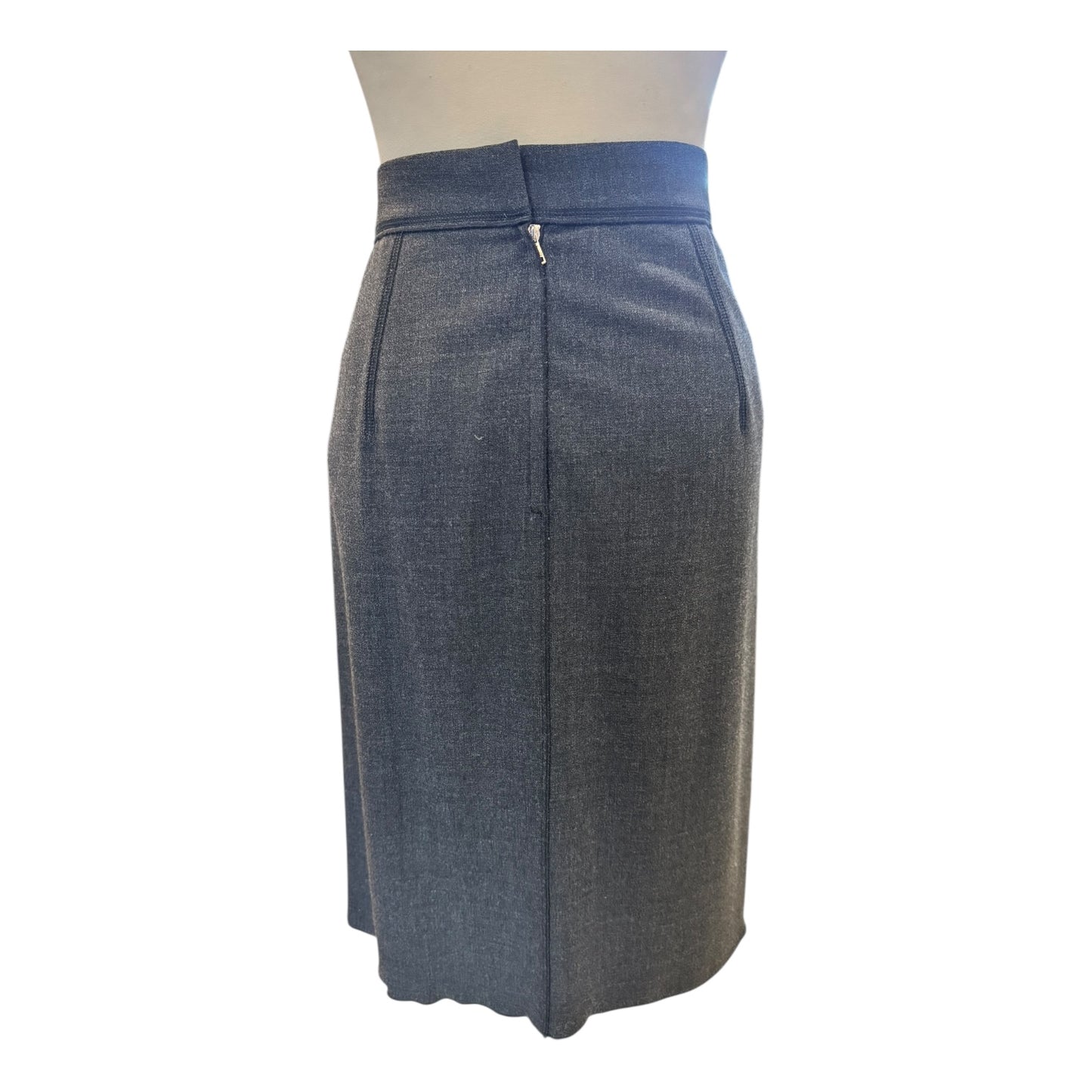 Dolce & Gabbana Wool Knee Length Skirt - 10