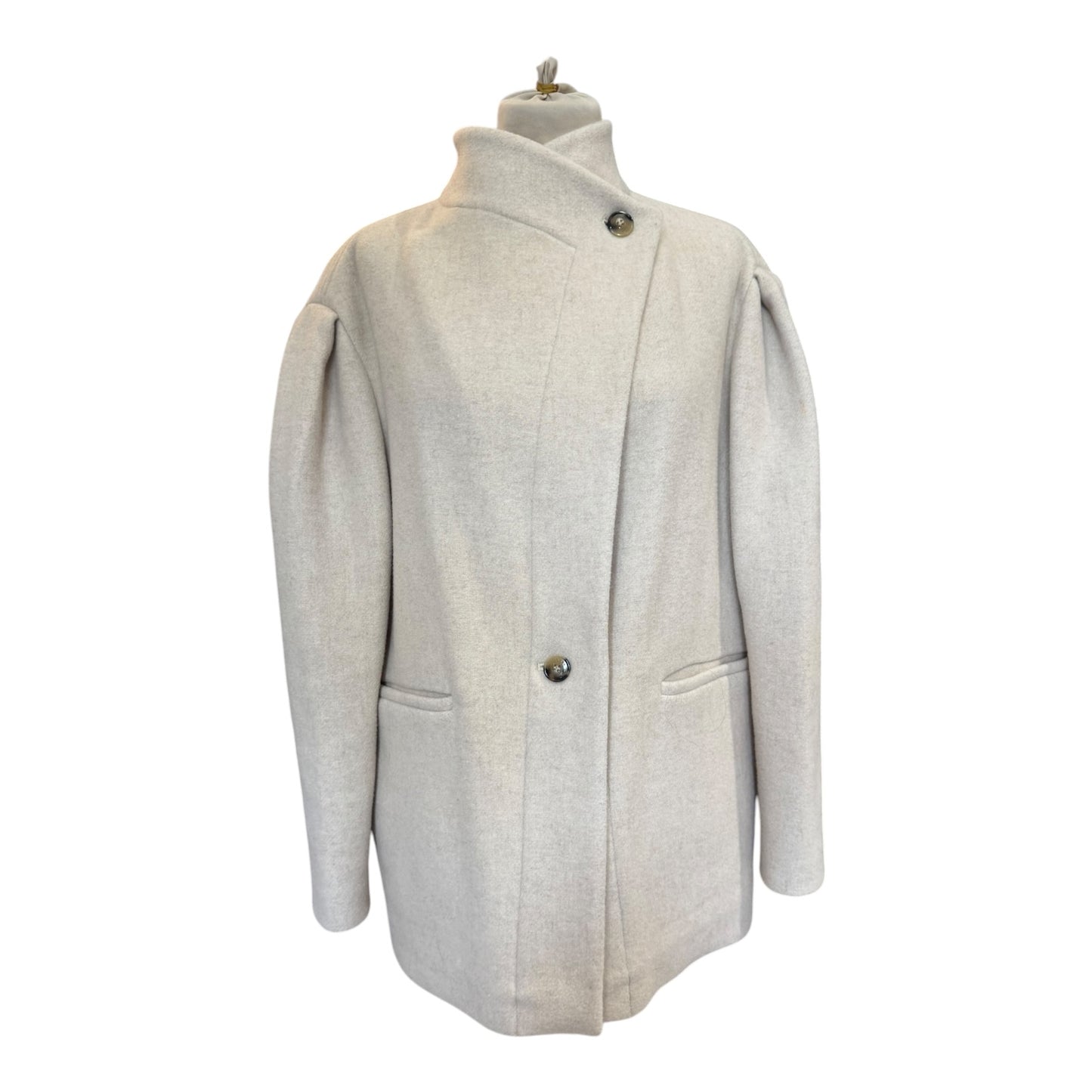 Isabel Marant Cream Wool Blend Jacket - 10