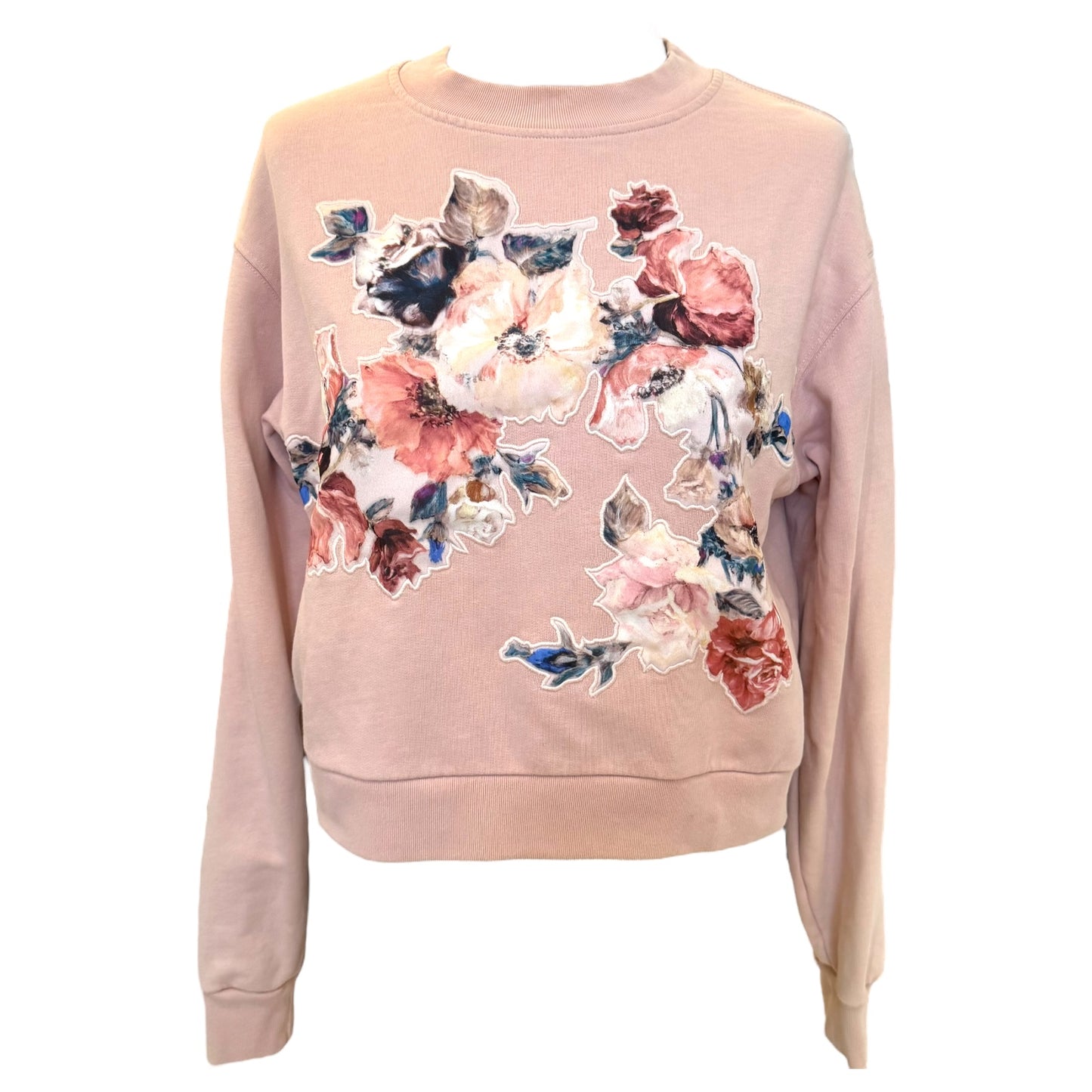 All Saints Pink Floral Sweater - 6/8