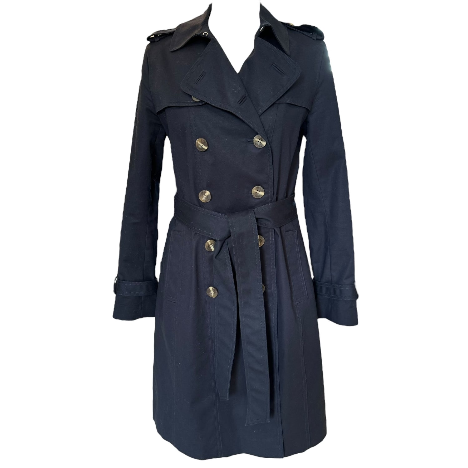 Hobbs navy coat hotsell