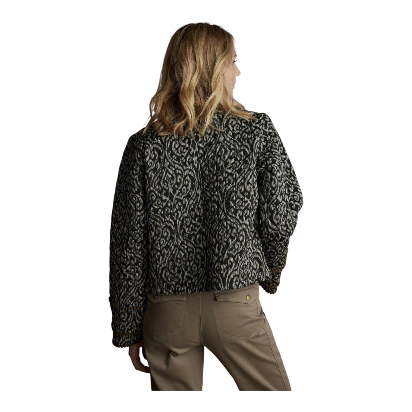 Summum Lightly Quilted Print Jacket - 12