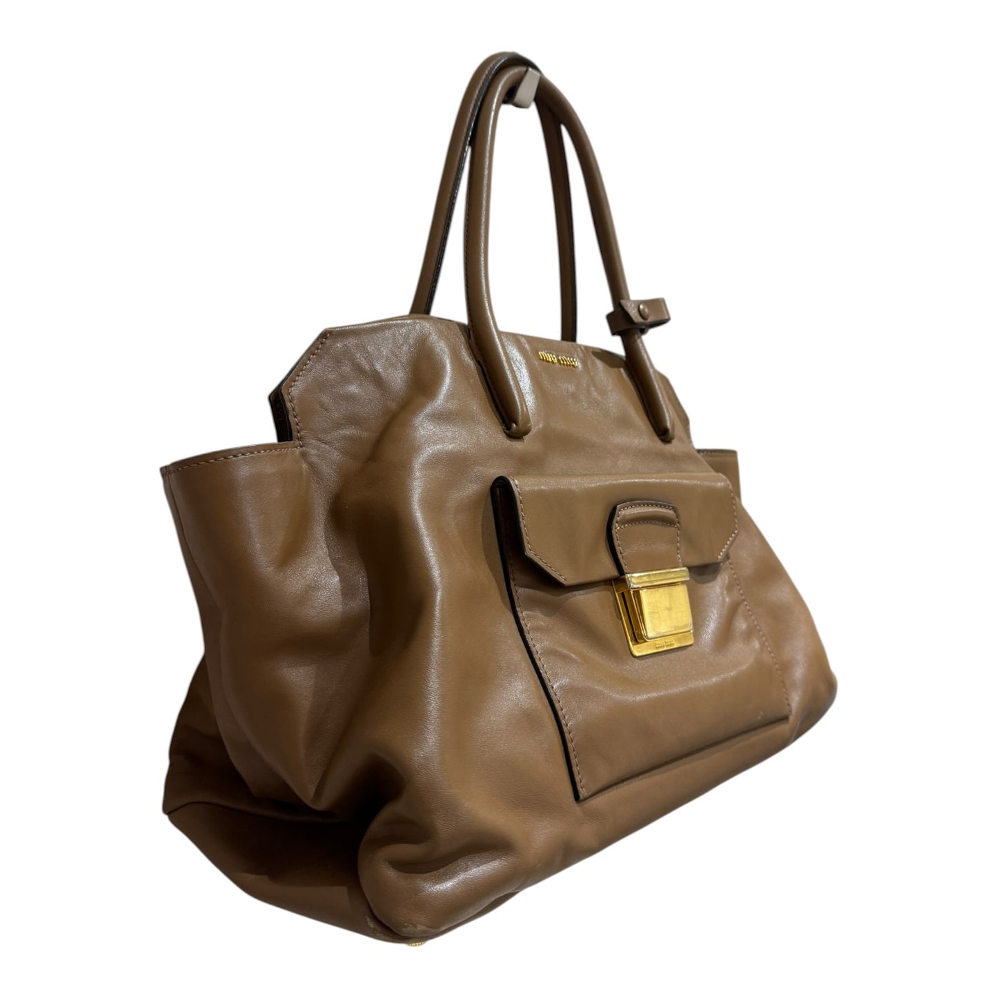 Miu Miu Vitello Tote Shopper