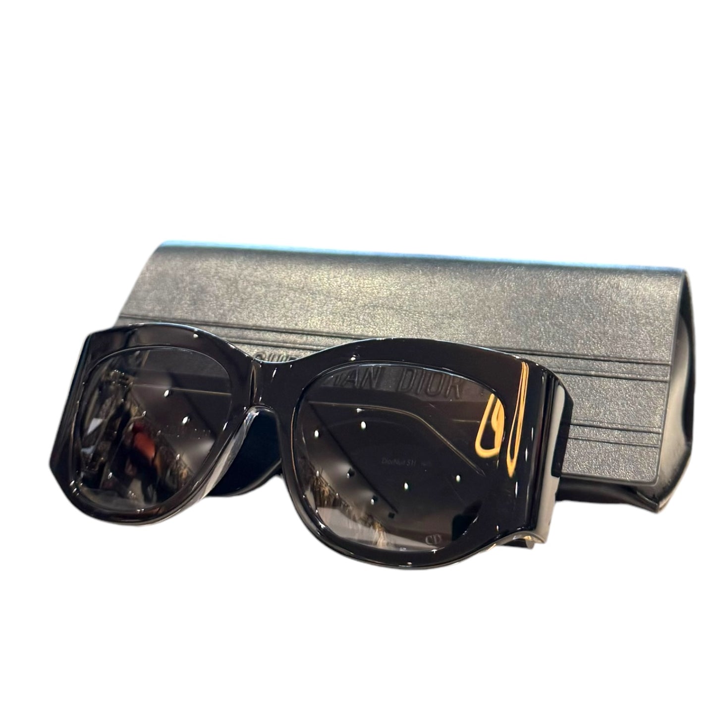 Dior 'Diornuit' Black Sunglasses