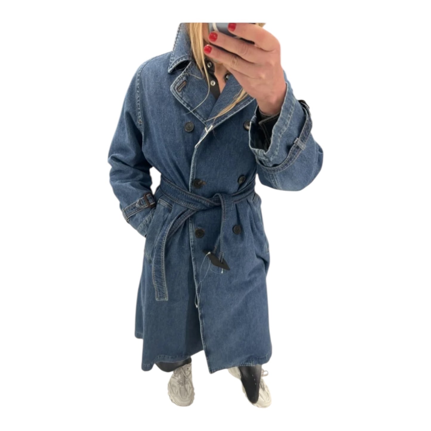 Max Mara Denim Trench Coat - 10
