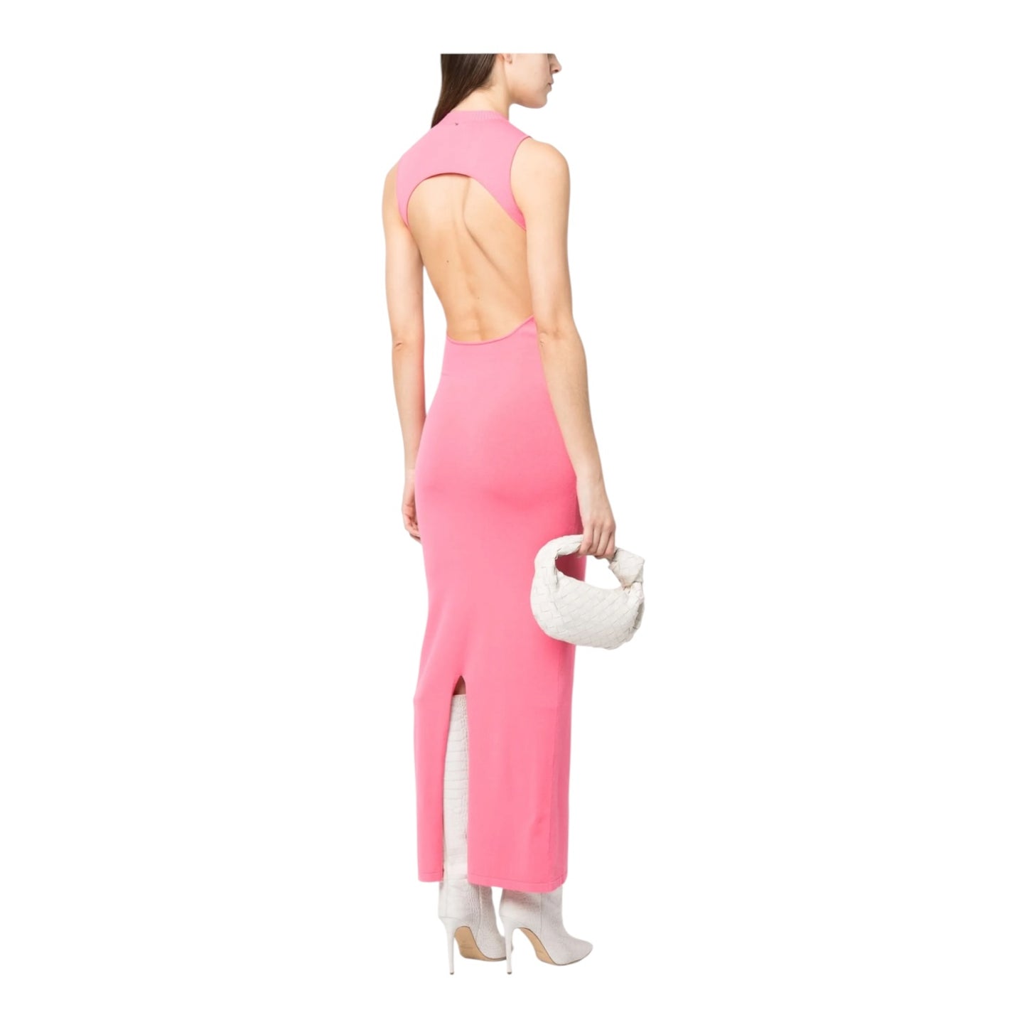 Sport Max Pink Open Back Dress - 10