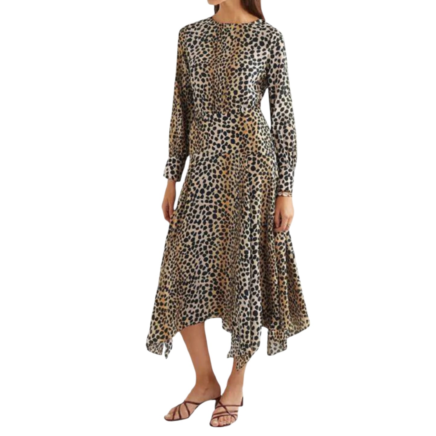 Rixo Elsa Leopard Print Dress - 12