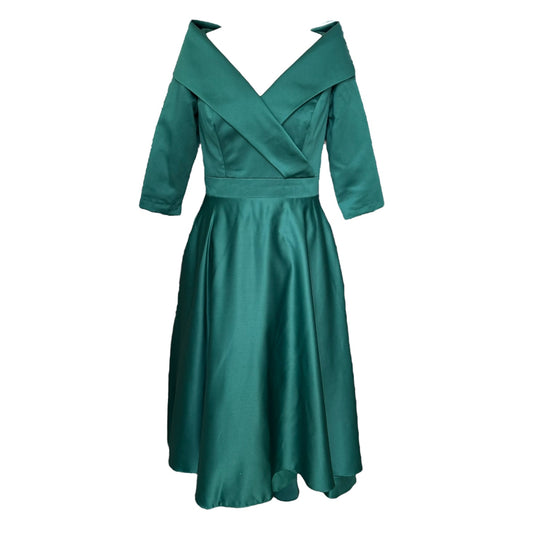 So Amazing Green A Line Dress - 8