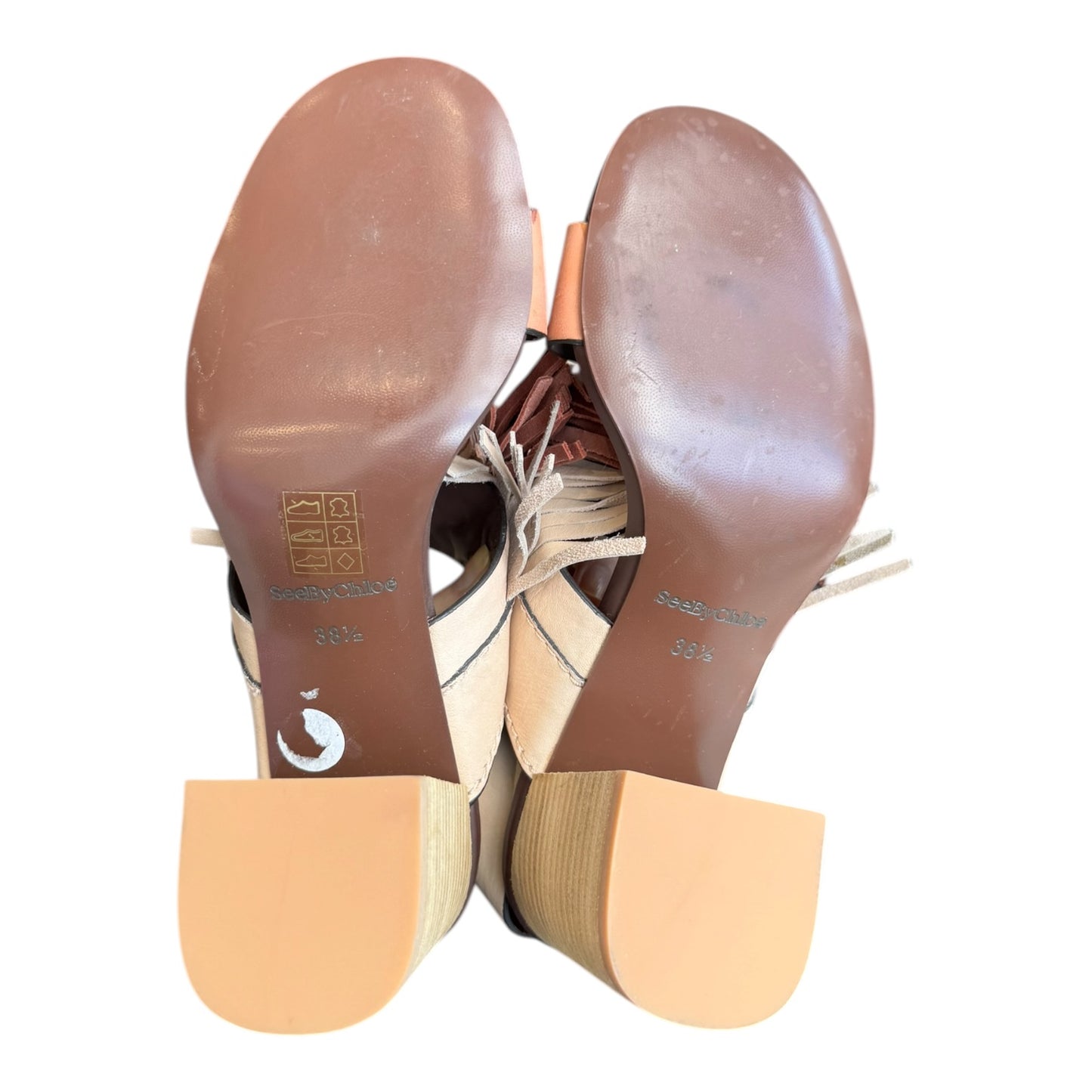 See By Chloe Tania Fringe Tassel Sandals - 38.5 / 5.5