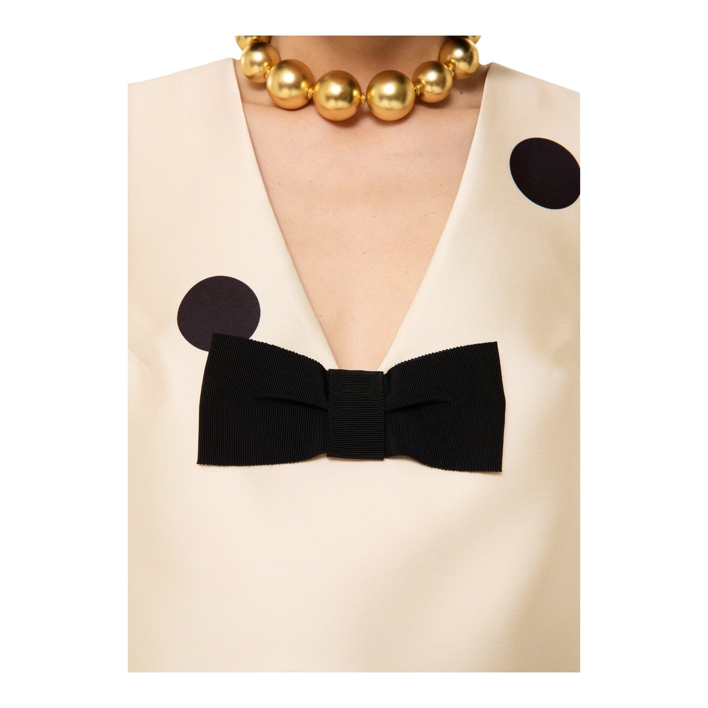 Tara Jarmon Ecru Polka Dot Two Piece - 10/12