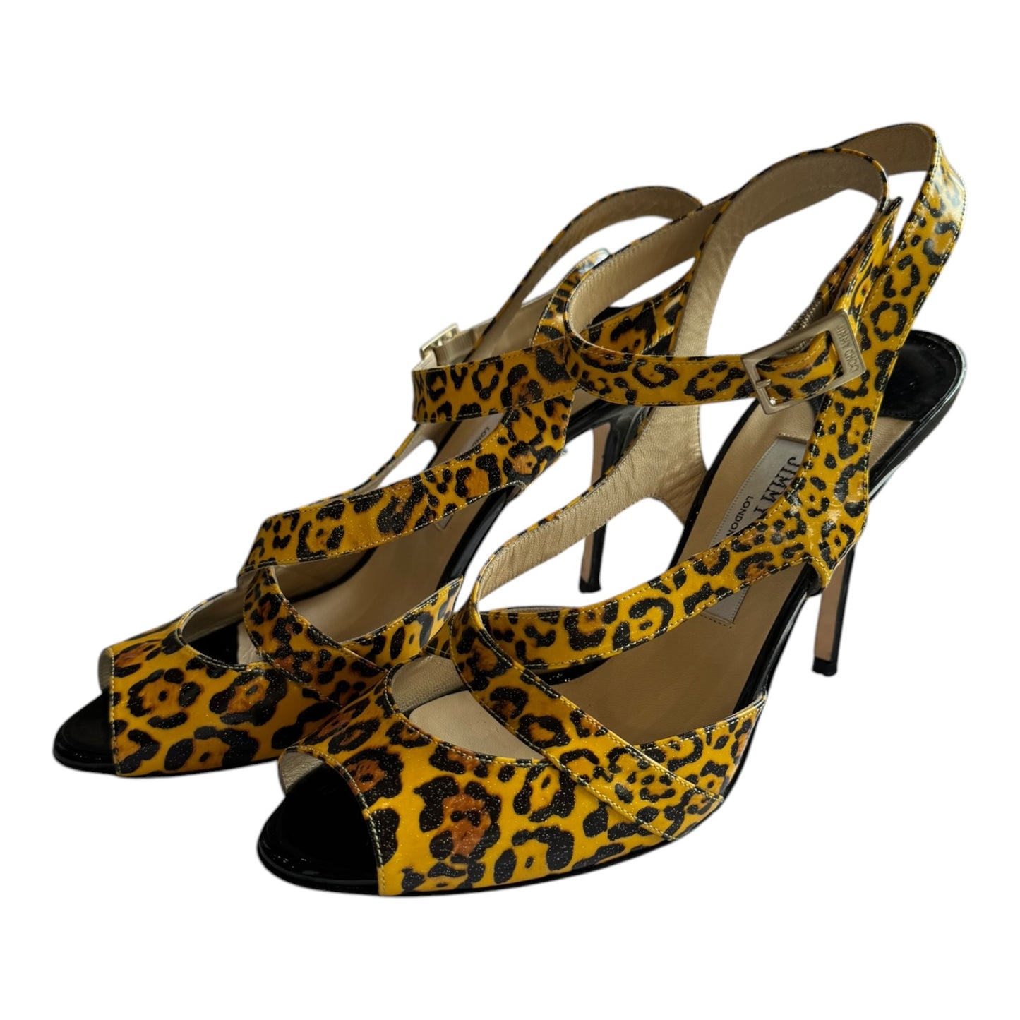 Jimmy Choo Multicolour Patent Leopard Heels - 39.5 / 6.5