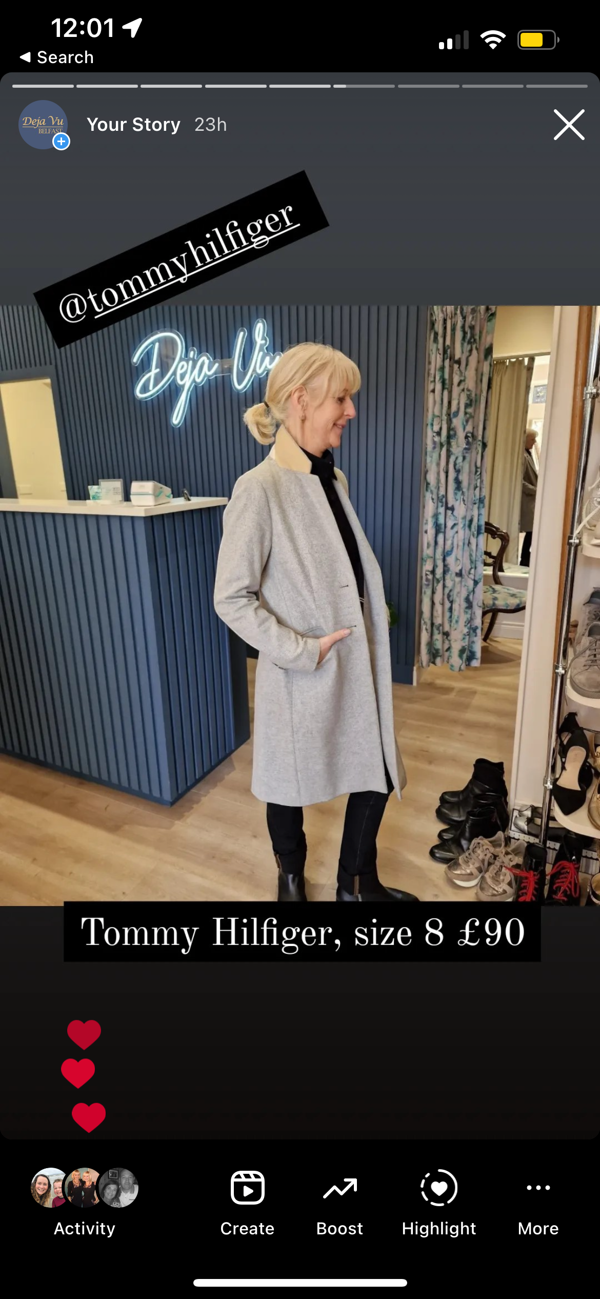 Tommy Hilfiger Grey Coat