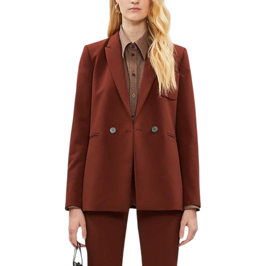 Sandro Cinnamon Brown Blazer - 12