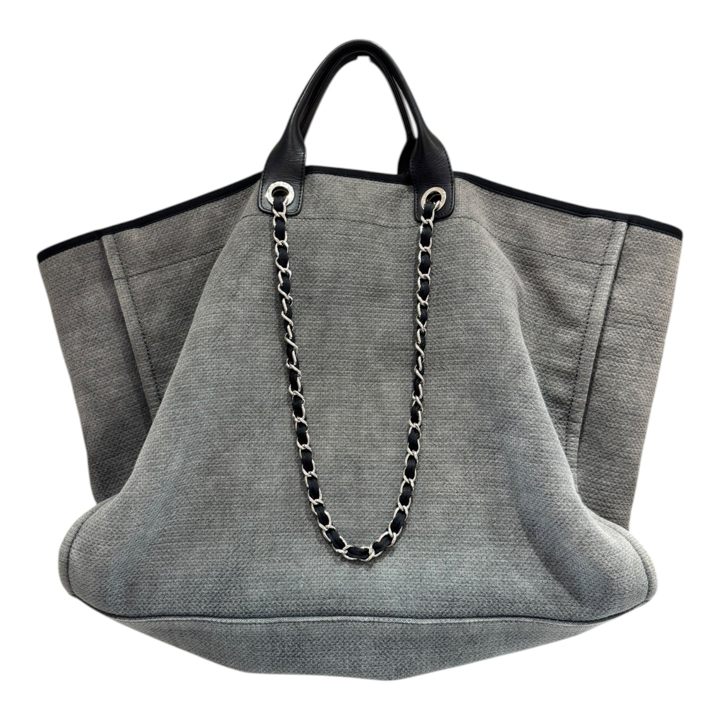 Chanel Deauville  Canvas Tote Bag
