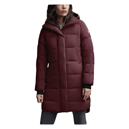 Canada Goose Burgundy Puffer Coat - 10