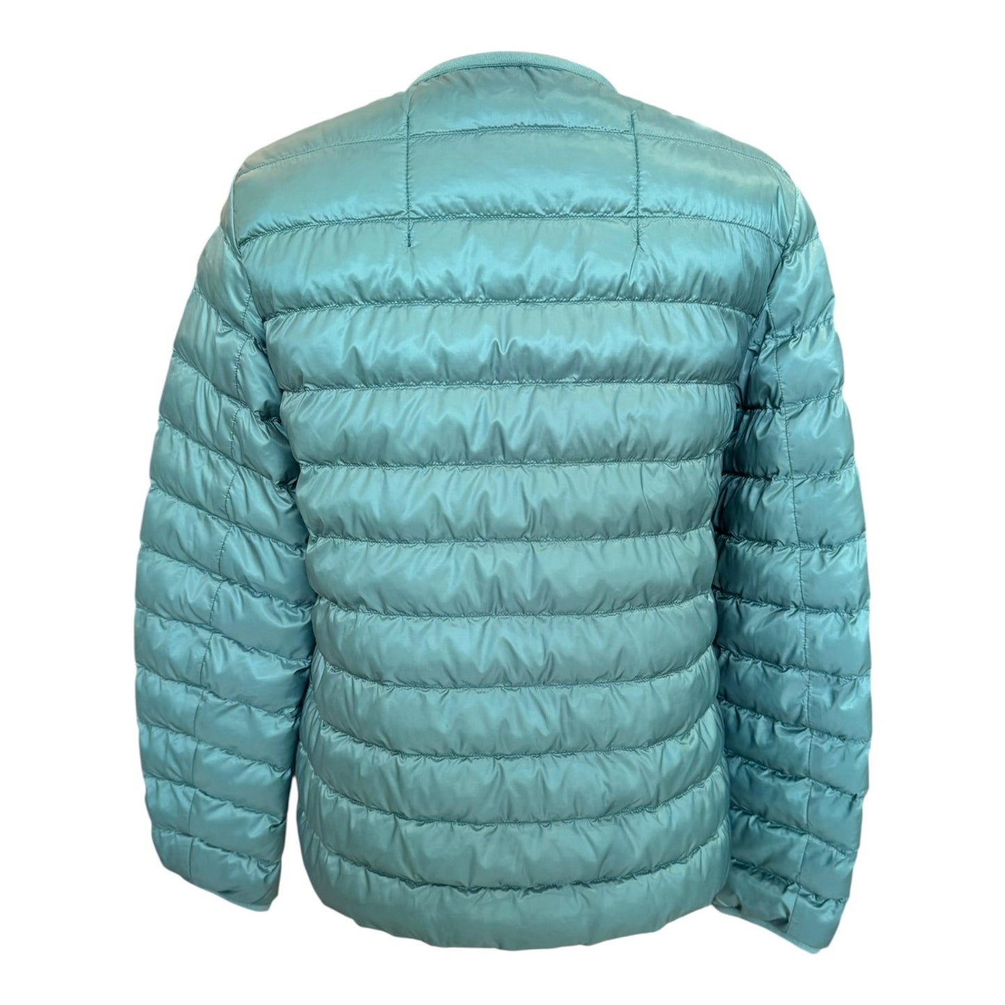 Weekend Max Mara Aqua Puffer Jacket with Scarf - 8/10