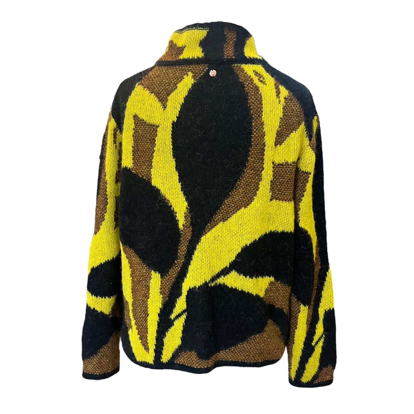 Marc Cain Black, Yellow and Brown Jumper