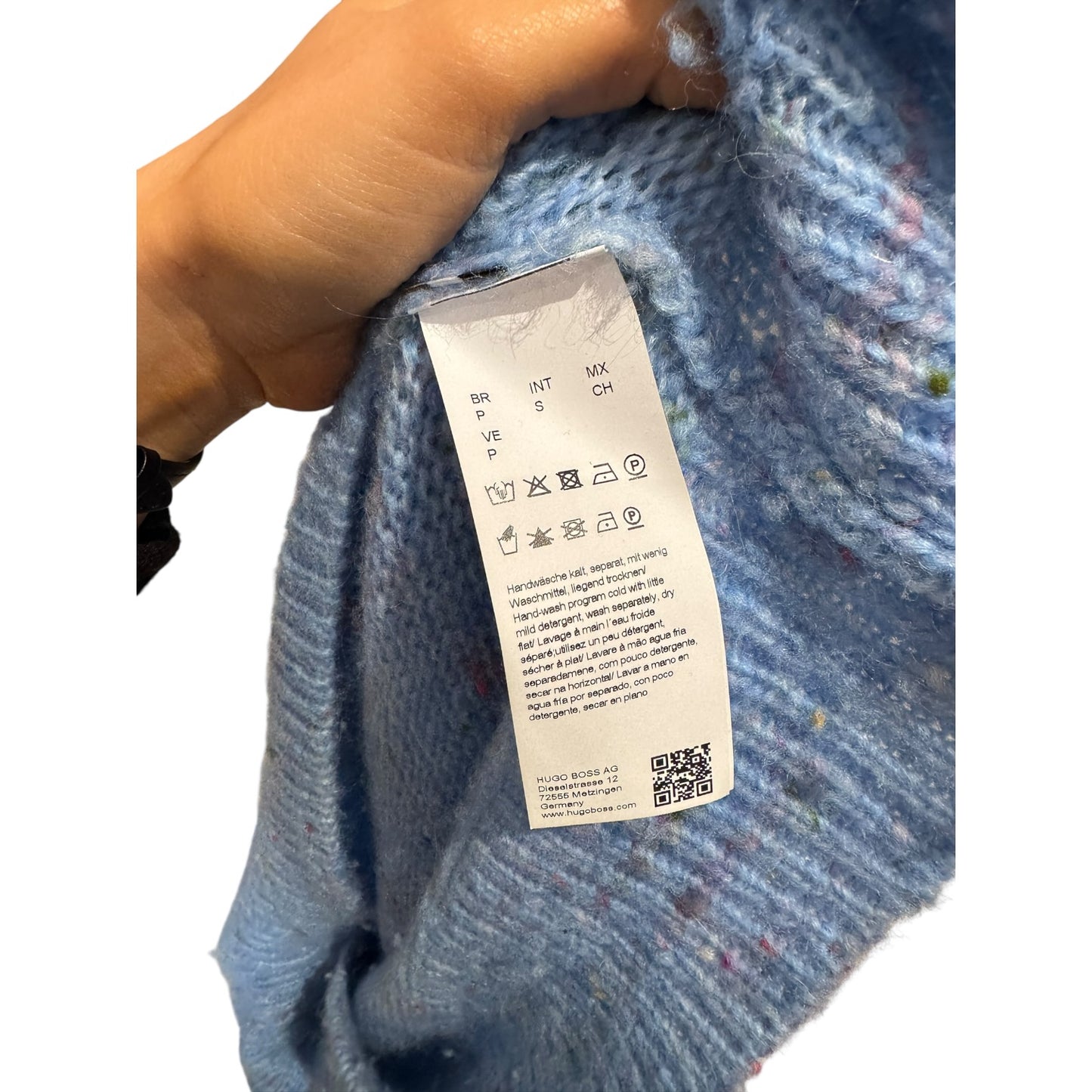 Hugo Boss Franzetta Blue Sweater - 12/14