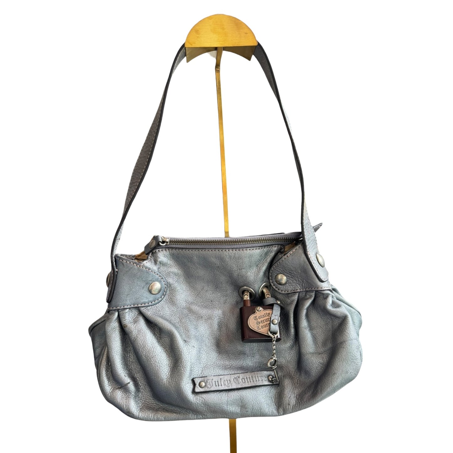Juicy Couture Pewter Metallic Bag