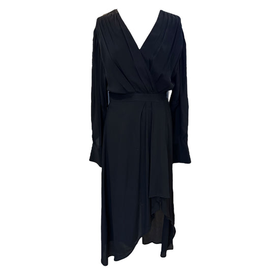 The Kooples Black Midi Dress - 8