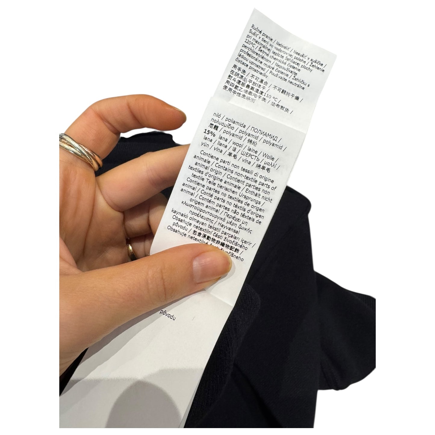 Max Mara Navy Wool Blend Dress - 12