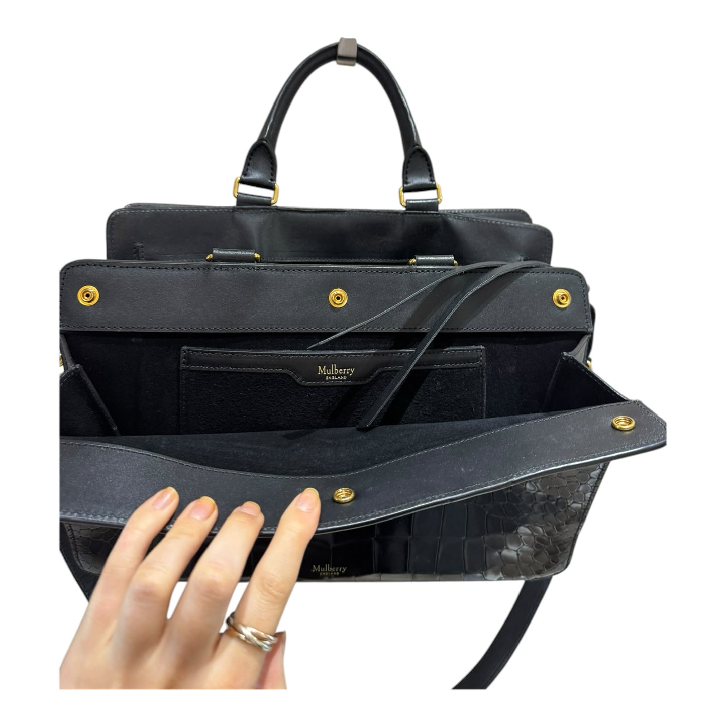 Mulberry Chester Croc Embossed Bag