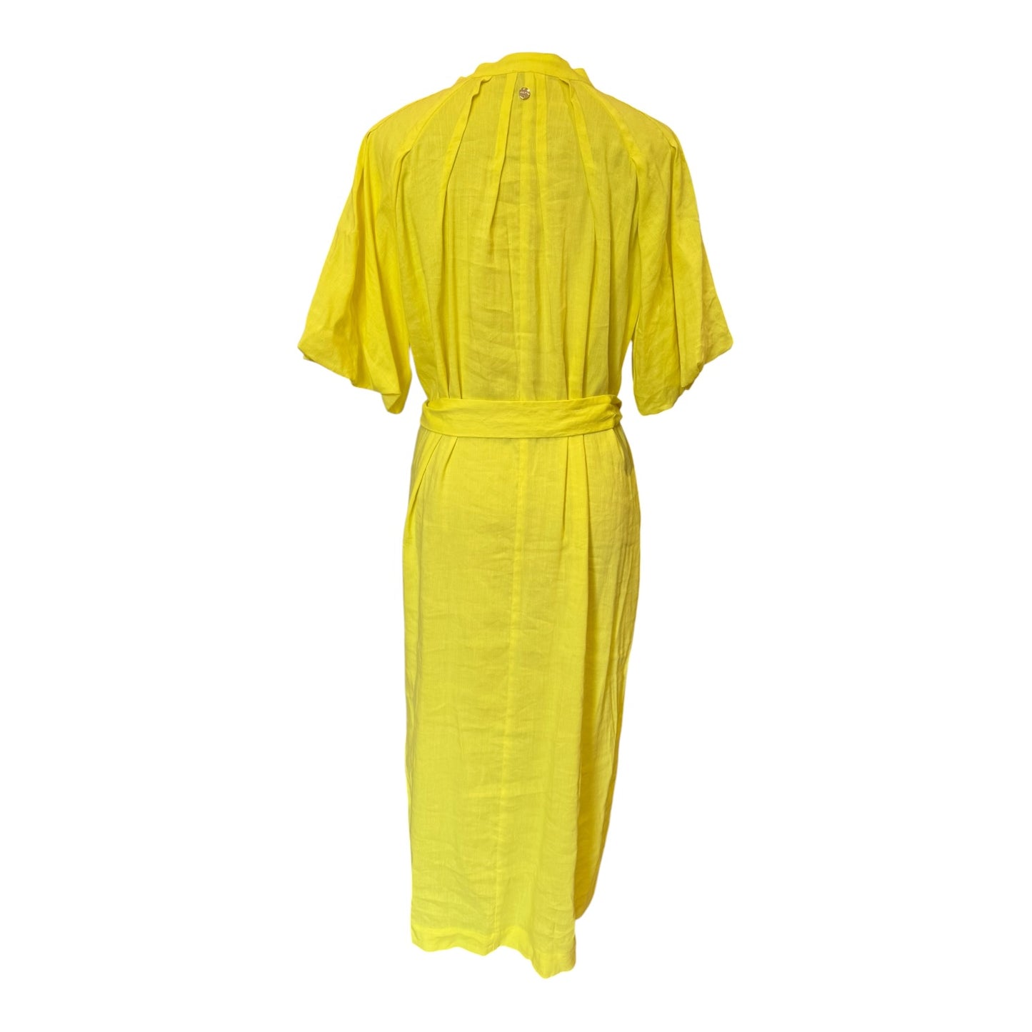 Marc Cain Yellow Linen Dress - 12