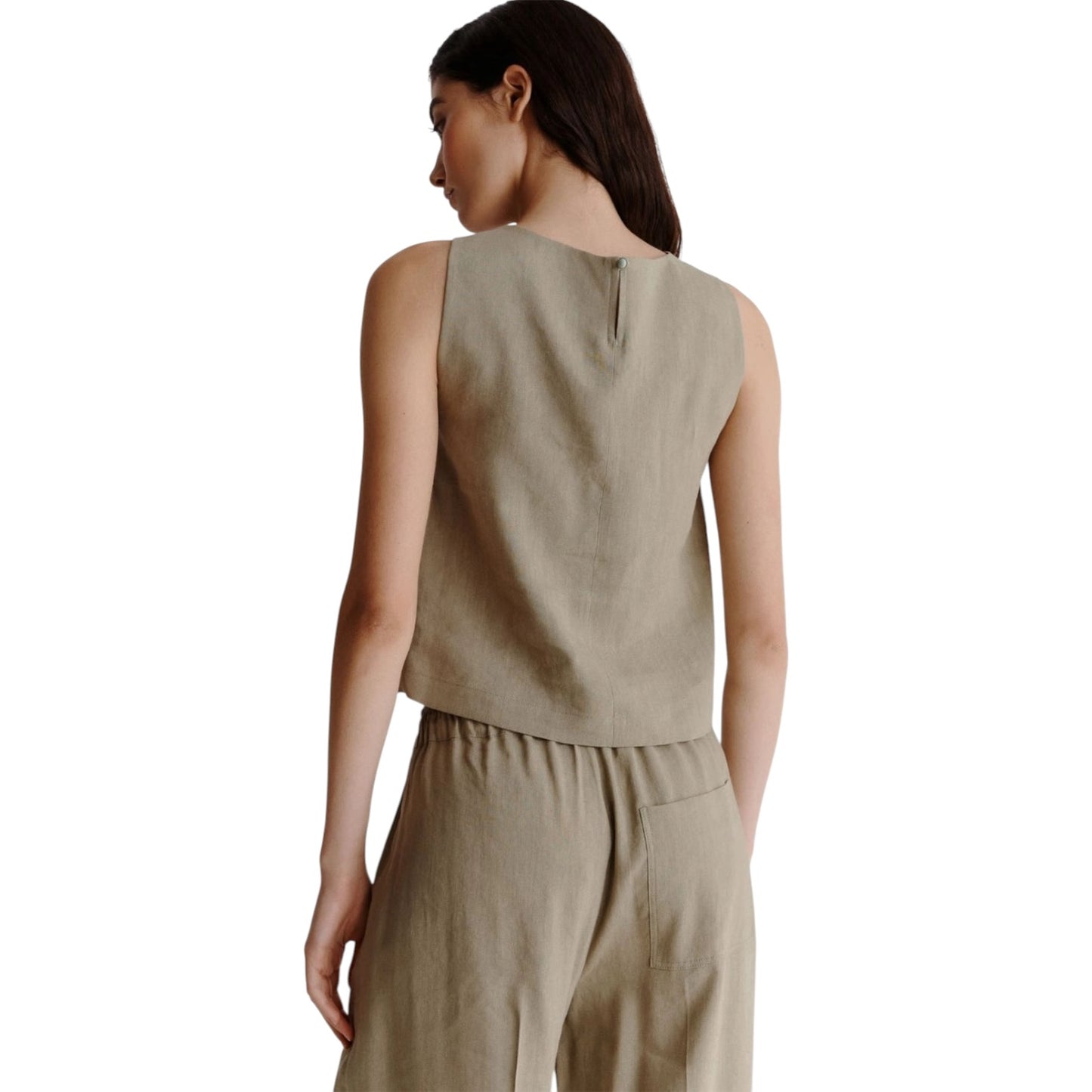 Marella Monochrome Linen Blend Two Piece - 12