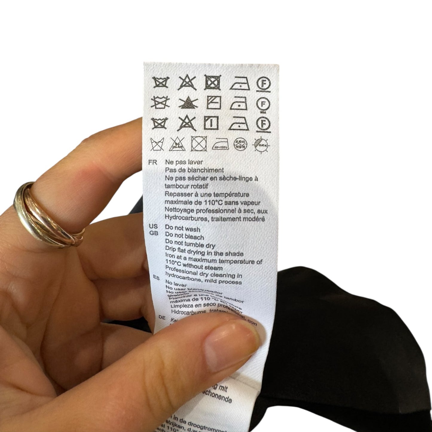 Sandro Black Satin Bow Crop Top - 10