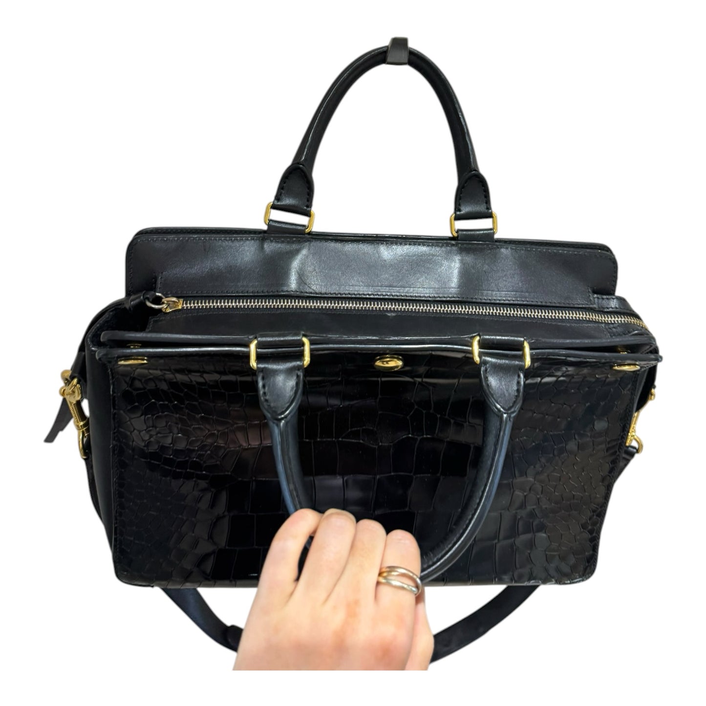 Mulberry Chester Croc Embossed Bag