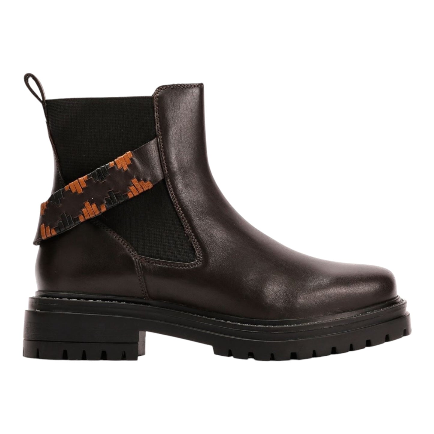 Osprey London Guildford Chelsea Leather Chocolate Boots - 39/6 - NEW