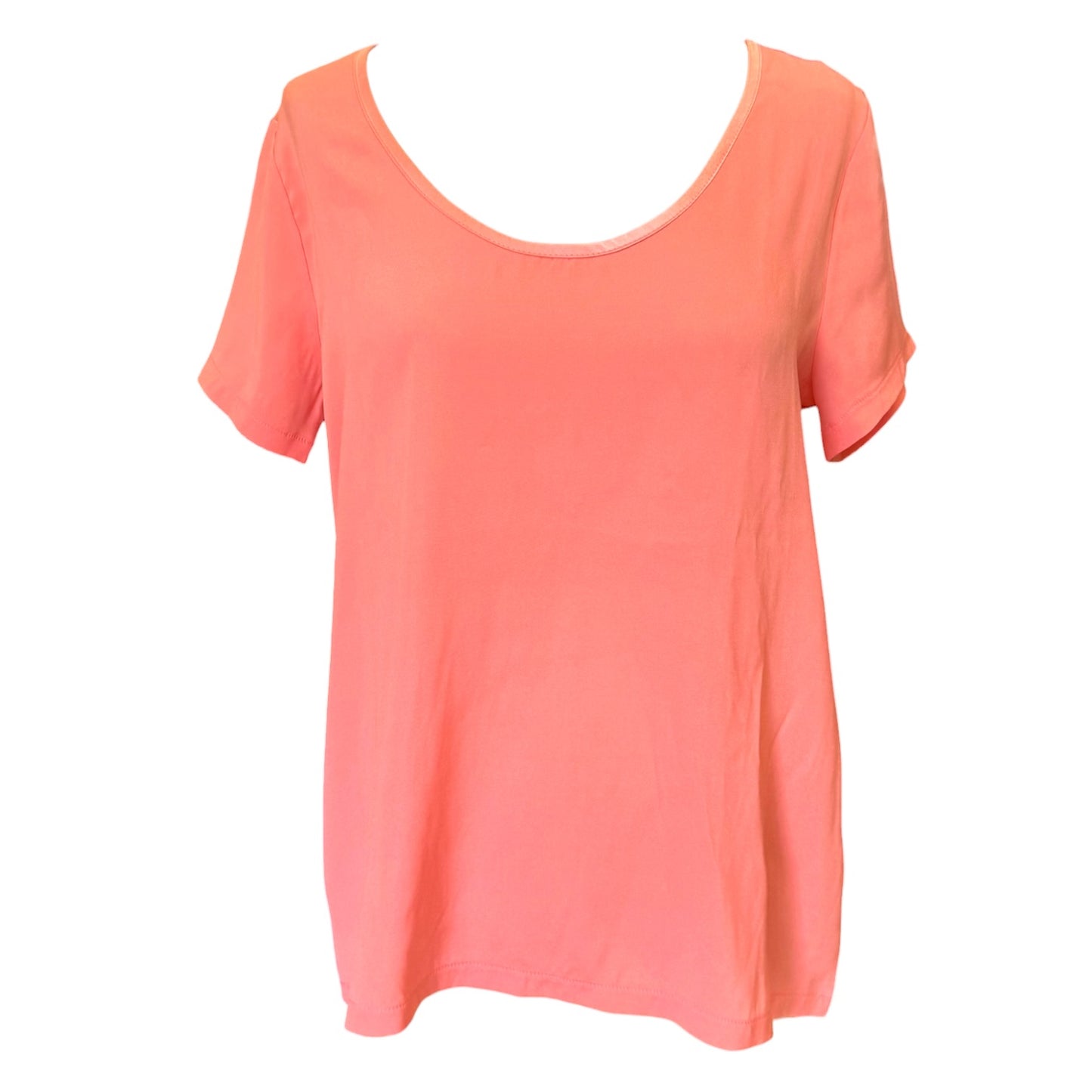 Jeff Pink Silk T Shirt - 10 - NEW