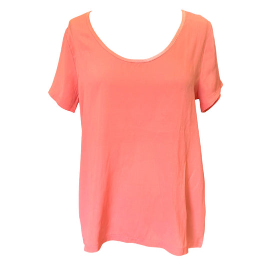 Jeff Pink Silk T Shirt - 10 - NEW