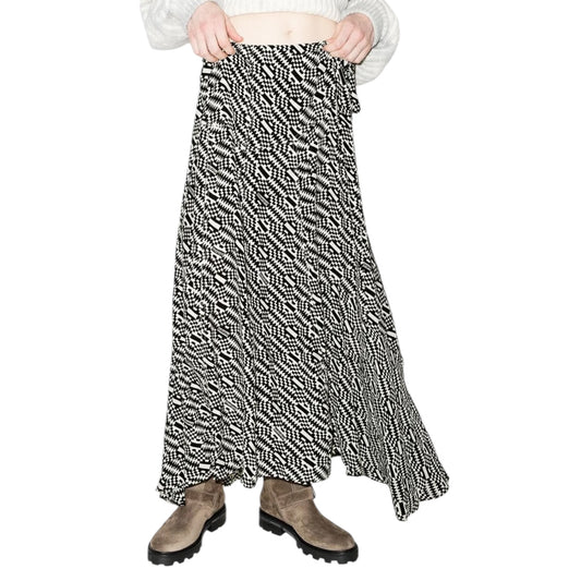 Isabel Marant Black and White Midi Skirt - 12