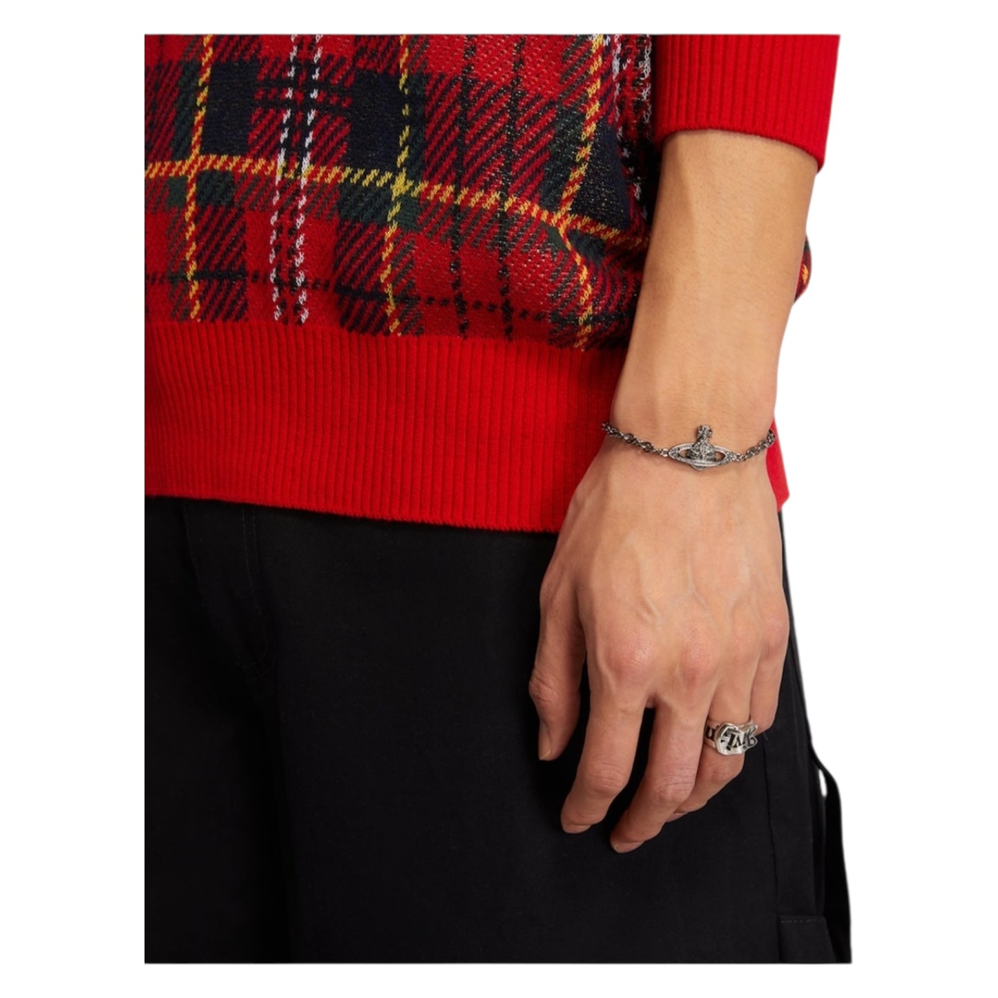 Vivienne Westwood Silver Belt Ring - S