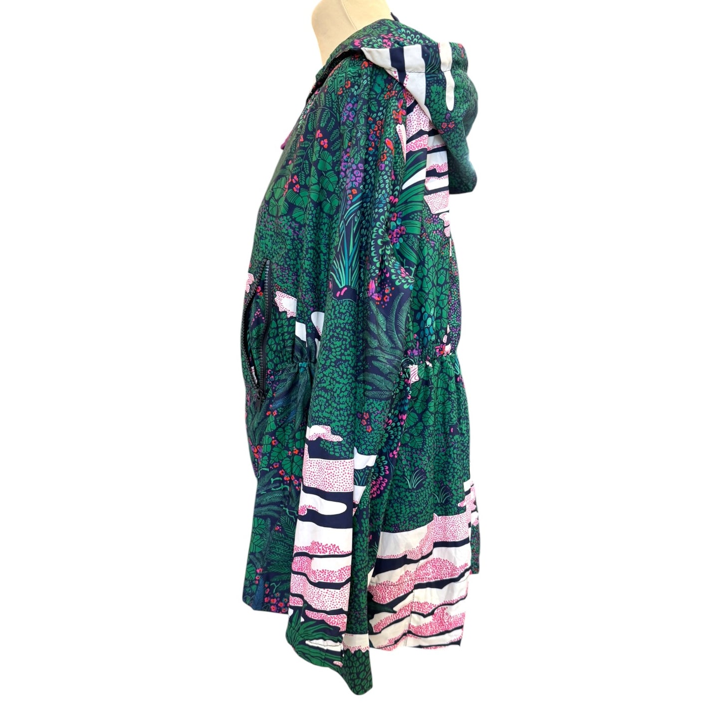Ottod'ame Patterned Rain Coat - 12