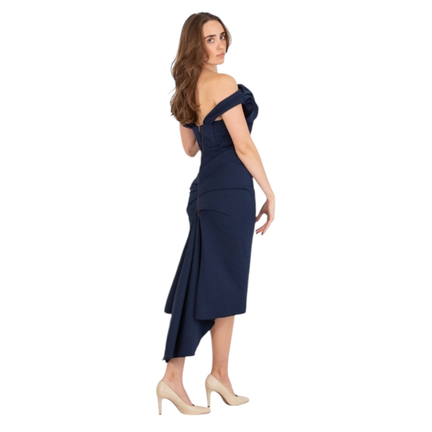 Kevan Jon Navy Dress - 10 & 12