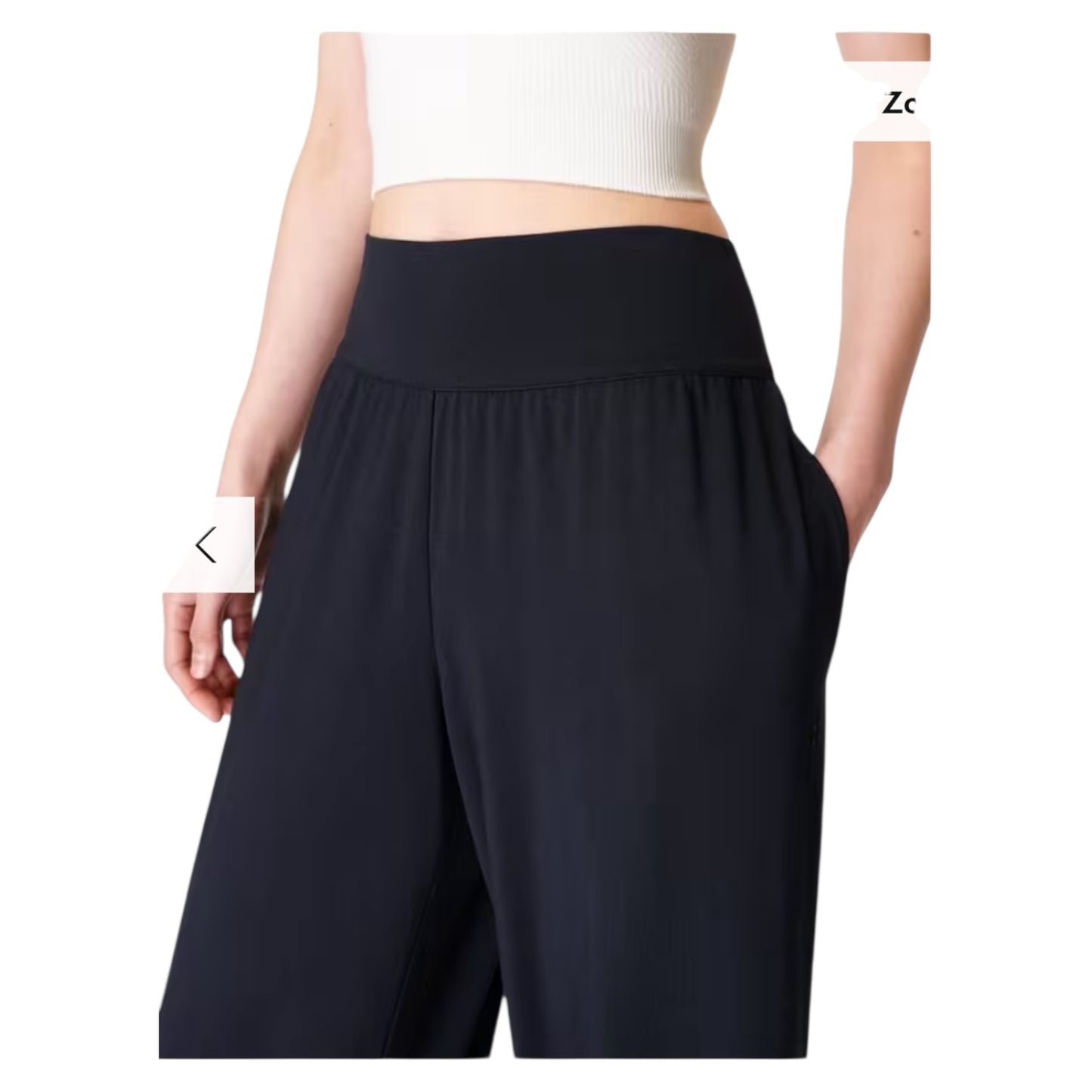 Sweaty Betty Modal Wide Leg Trousers - 12