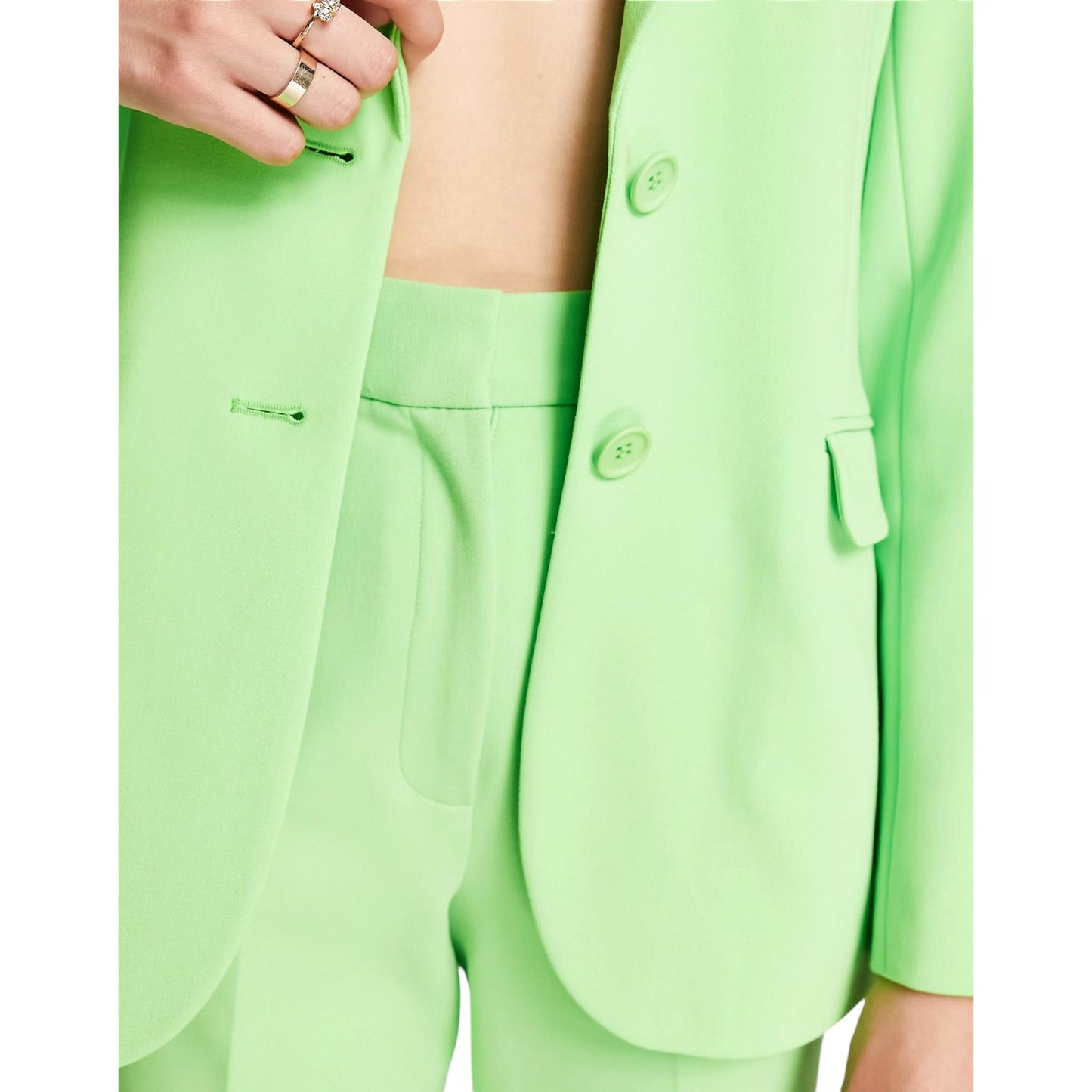 French Connection Lime Green Suit - 6 - NEW