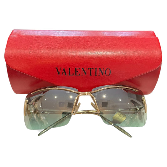 Valentino Rimless Gold Hardware Sunglasses