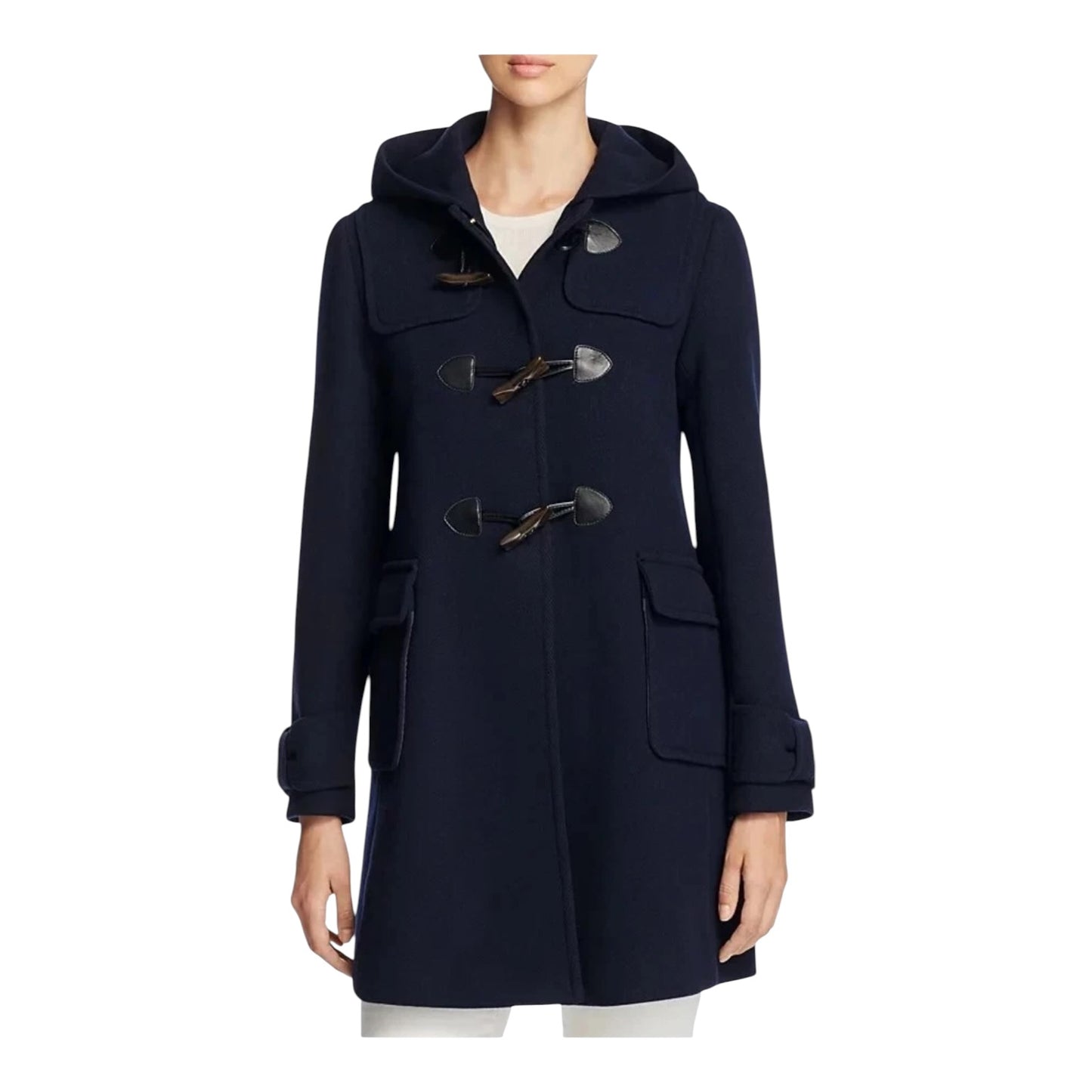 Kate Spade Navy Duffle Coat - 12