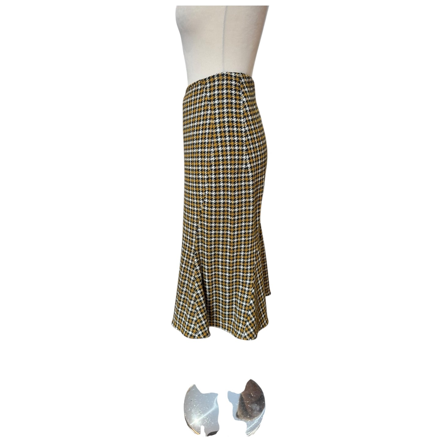 Marni Navy and Mustard Midi Skirt - 12