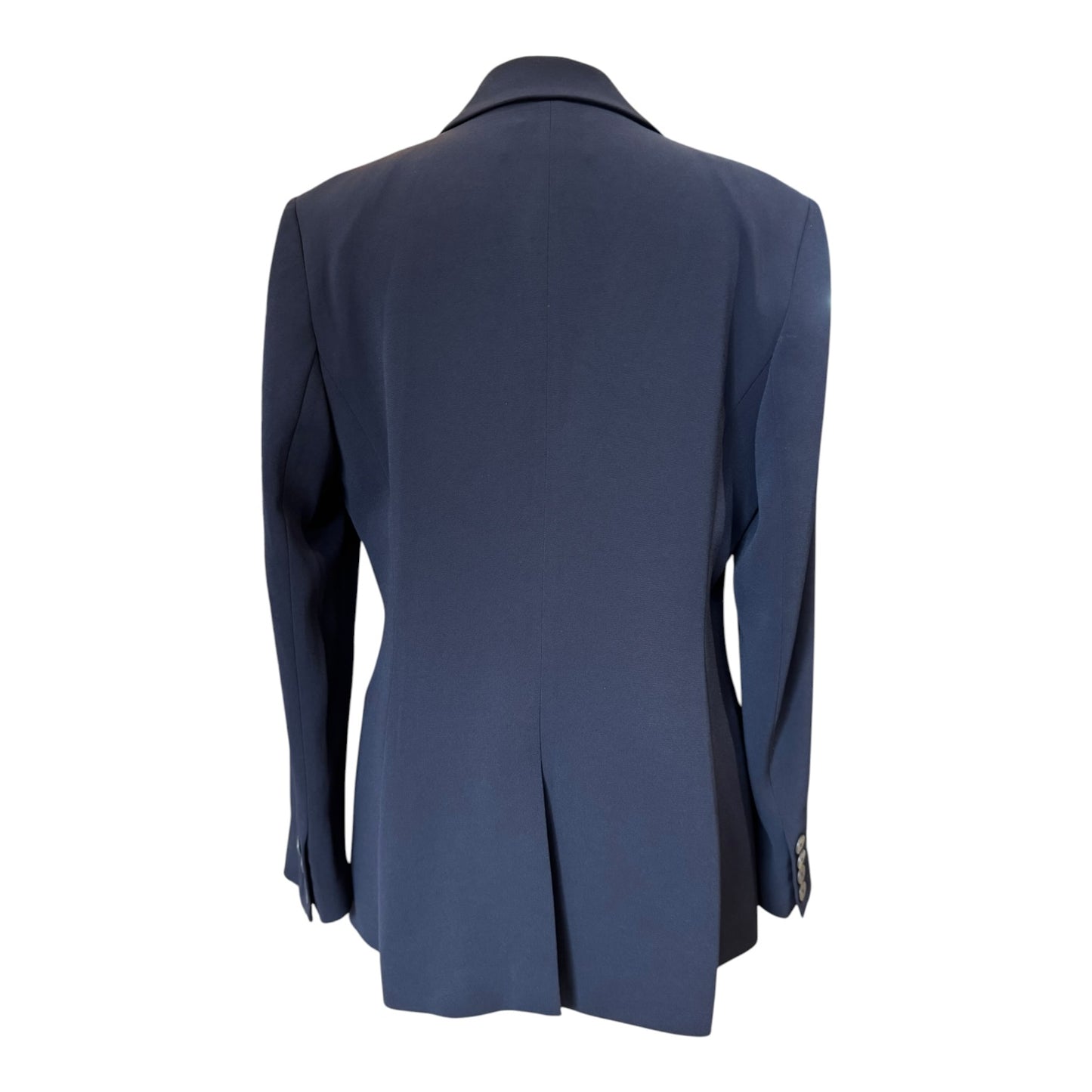 The Fold Clever Navy Crepe Knighton Jacket - 12