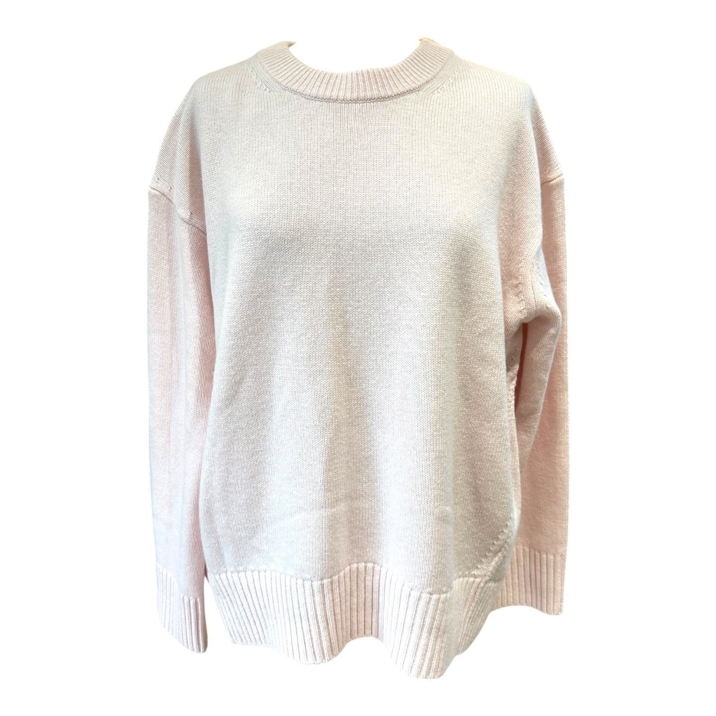 Reiss Ella Wool Cashmere Crew Neck Jumper in Pink - 10 - NEW