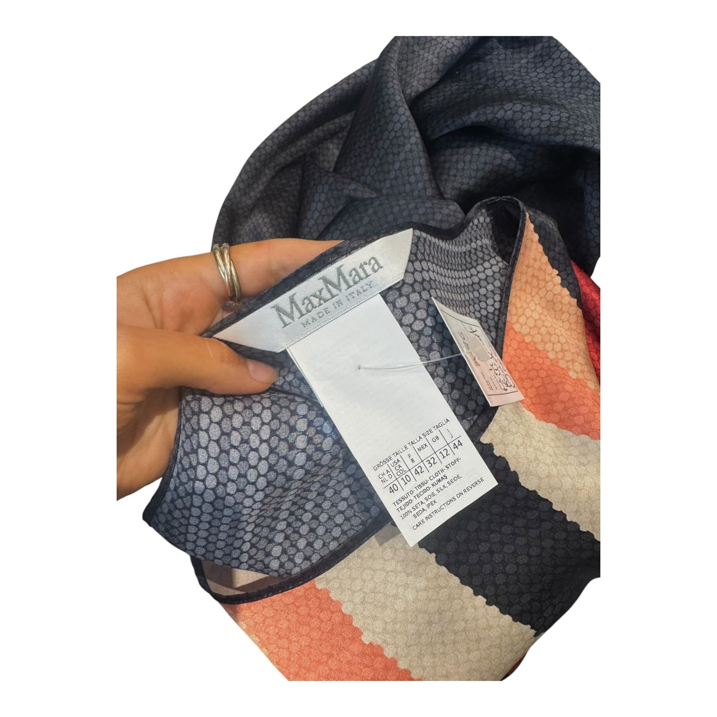 MaxMara Silk Print Dress - 12