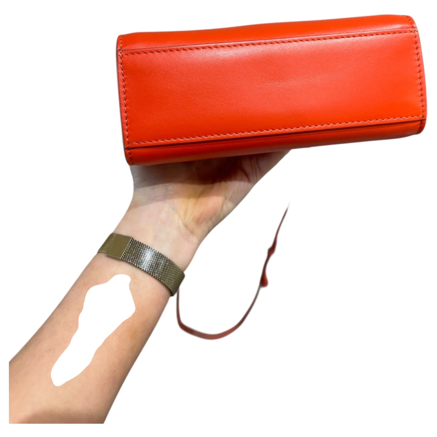Sportmax Lizzie Kiss-Lock Crossbody Bag in Orange