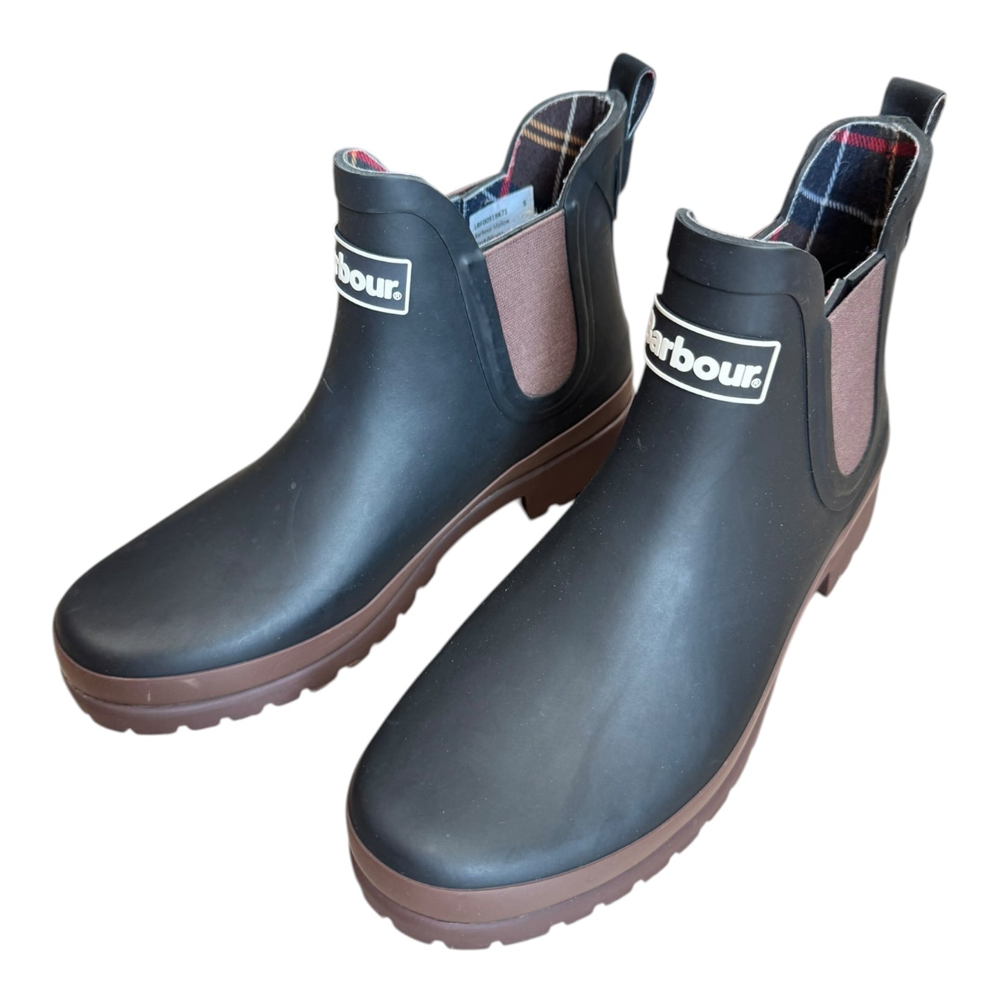Barbour Black Mallow Chelsea Wellington Boots - 5 - NEW