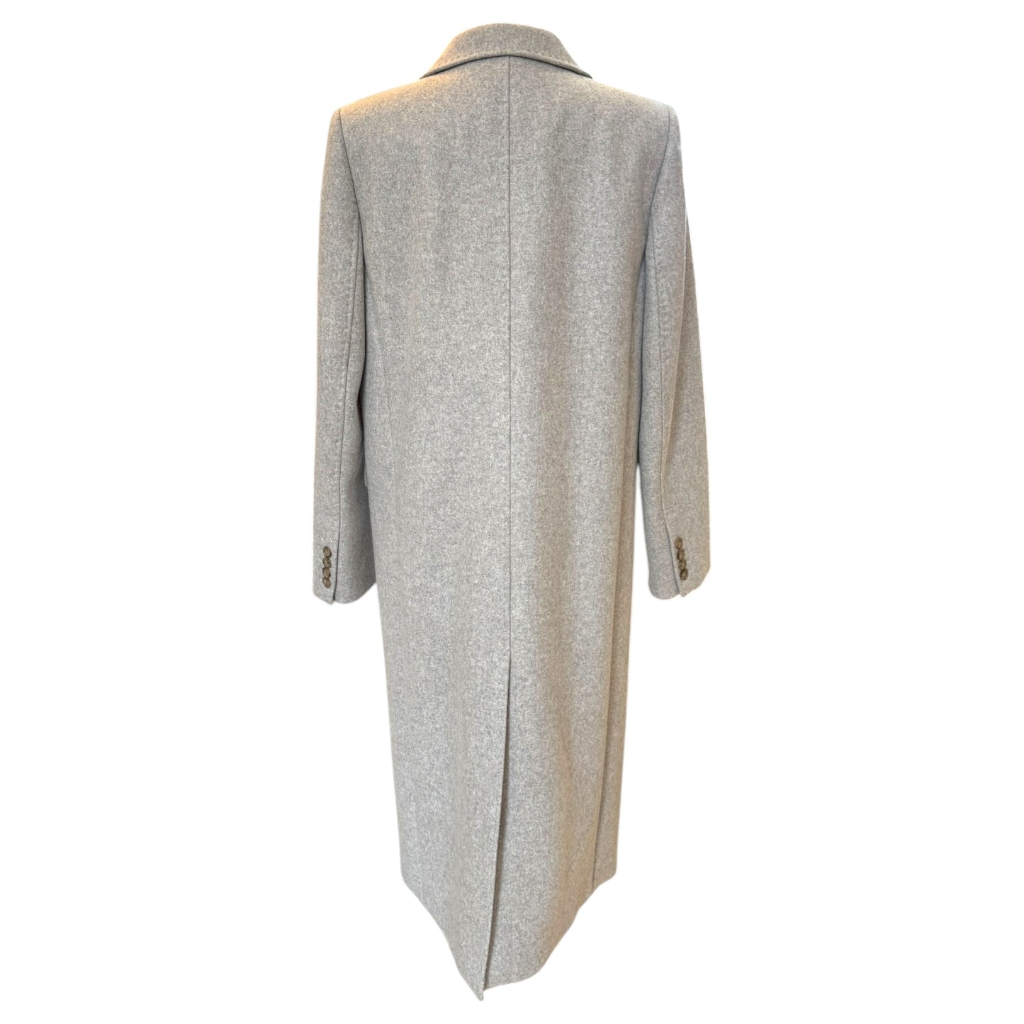 Aritzia Babaton The Constant Virgin Wool and Cashmere Long Coat in Heather Grey - 10/12