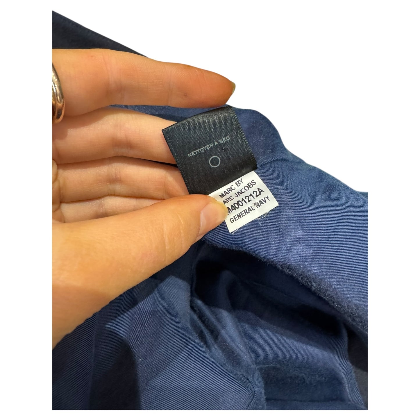 Marc Jacobs Navy Virgin Wool Coat - 10