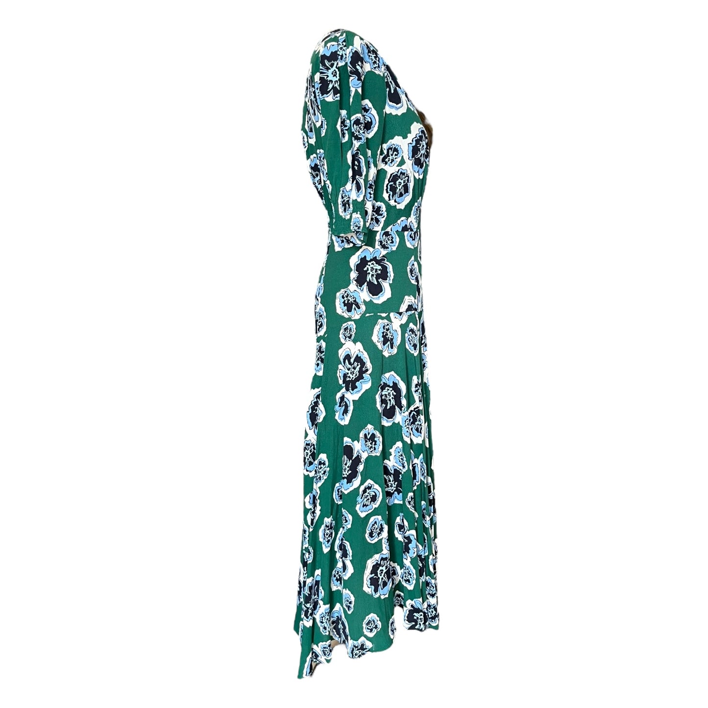 Jigsaw Green Floral Dress - 6/8