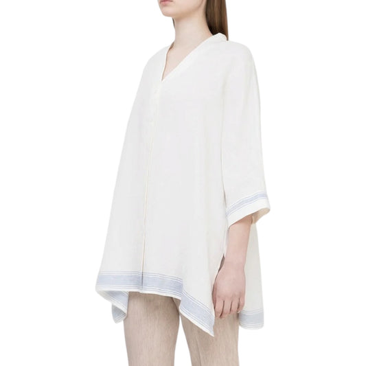 Weekend Max Mara Linen White Tunic Top - 10